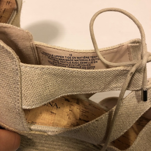 Merona Mazie Lace Up Espadrilles Wedges, 10 - Picture 9 of 9